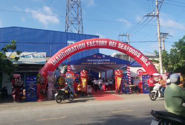 KHÁNH THÀNH  DỰ ÁN NHÀ XƯỞNG CÔNG TY CỔ PHẨN THỰC PHẨM REI SEAFOODS