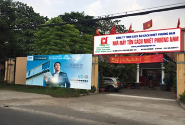 Nhà xưởng công ty Cách Âm Cách Nhiệt Phương Nam
